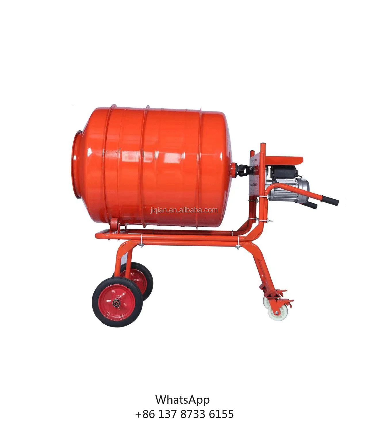 Portable Electric Handheld Push Concrete Cement Mixer Truck 160L-500L Range Construction Equipment With Durable Motor Movable