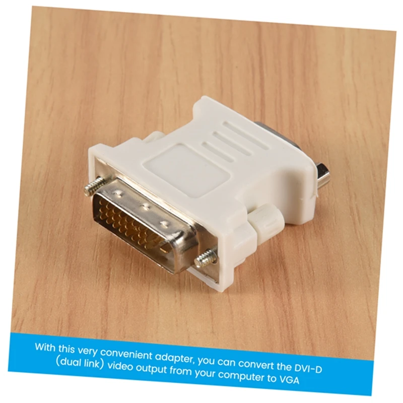 semoic DVI male adapter (DVI - D 24 1) to female VGA (15-pin) HOT