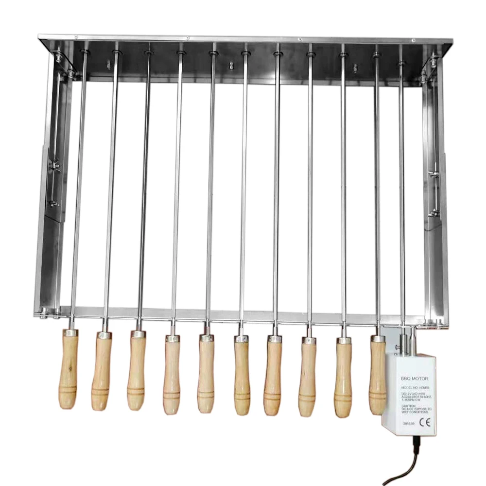 For BBQ Cyprus Grill Top Expandable Skewers with Motor