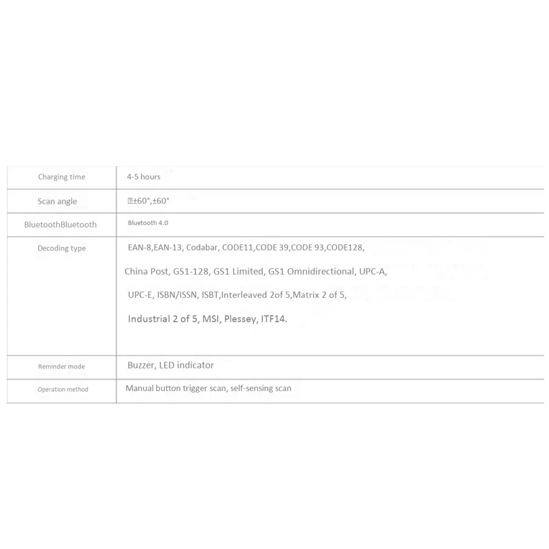 NETUM-C740 Bluetooth sem fio 1D Barcode Scanner, bolso QR Bar Code Reader, tabaco vestuário, pagamento móvel, CODE128