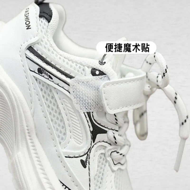 Spring Autumn New Boys' Breathable Anti slip Running Shoes, Girls' Casual Shoes, Anti slip Soft soled Children's Sports Shoes