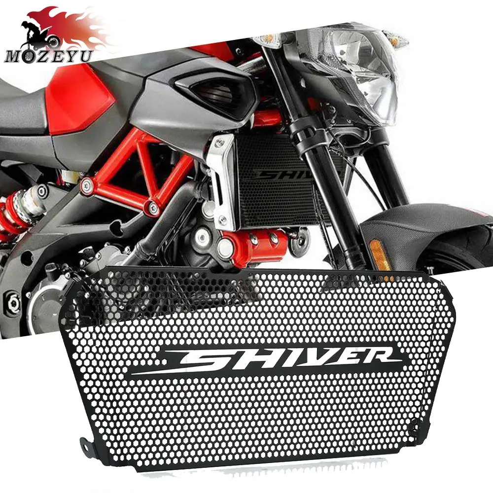 

Shiver 900 Motorcycle Accessories Radiator Grille Guard Cover Protector For Aprilia Shiver900 2018 2019 2020 2021 2022 2023