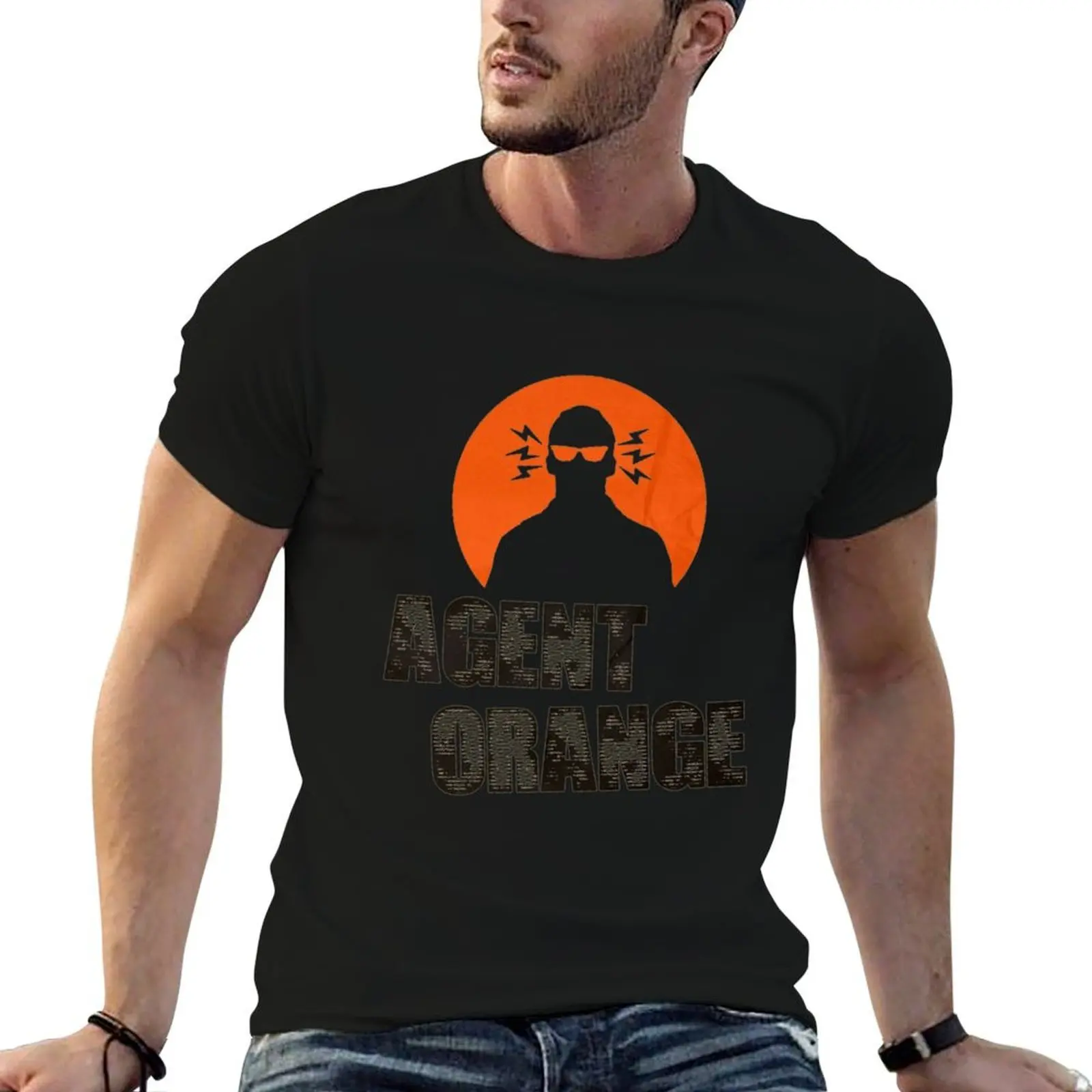 AGENT ORANGE 121 T-Shirt Work Wear Simple Tee Shirt