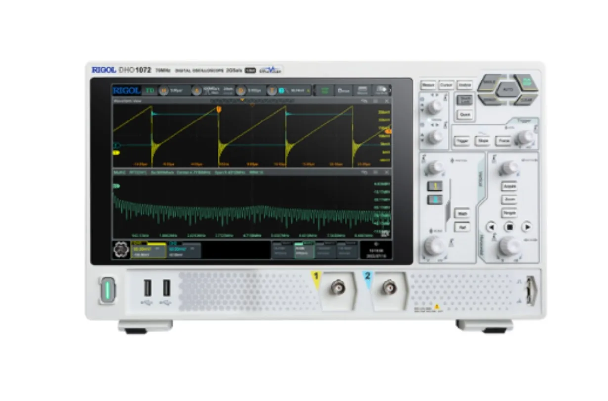 1pc [USED]-RIGOL DHO1072 Digital Oscilloscope 70MHz Bandwidth,2 Channels, - 12 bit *SY