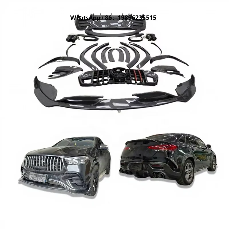 GLE 63 GLE53 GLE63 GLE450 SUV Coupe 2024-2025 B Style Carbon Fiber Body Kit Car Spoiler Upgrade Gle 53 Kit