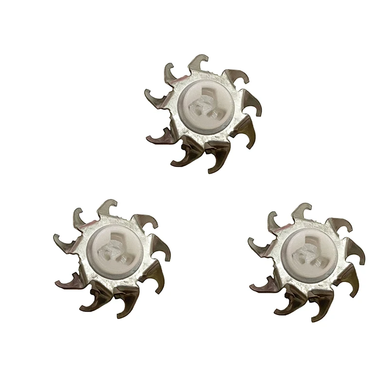 3-Blade Shaver Replacement Heads 10 Pack Compatible With FR6 FR8 Wet Dry Rechargeable Beard Shaving Trimmer Parts