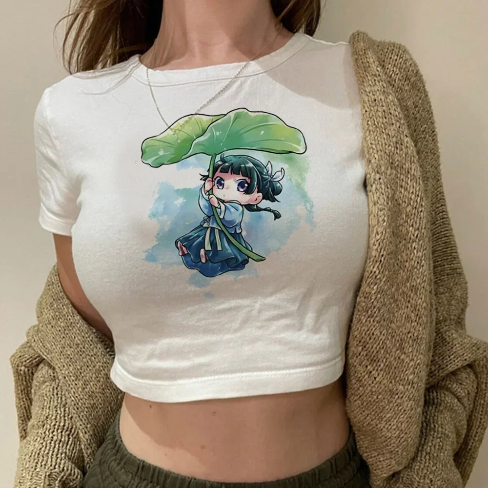 Apothecary Diaries crop top Streetwear coquette Slim Fit Cute Aesthetic harajuku shoujo girl style y2k cute teens clothes