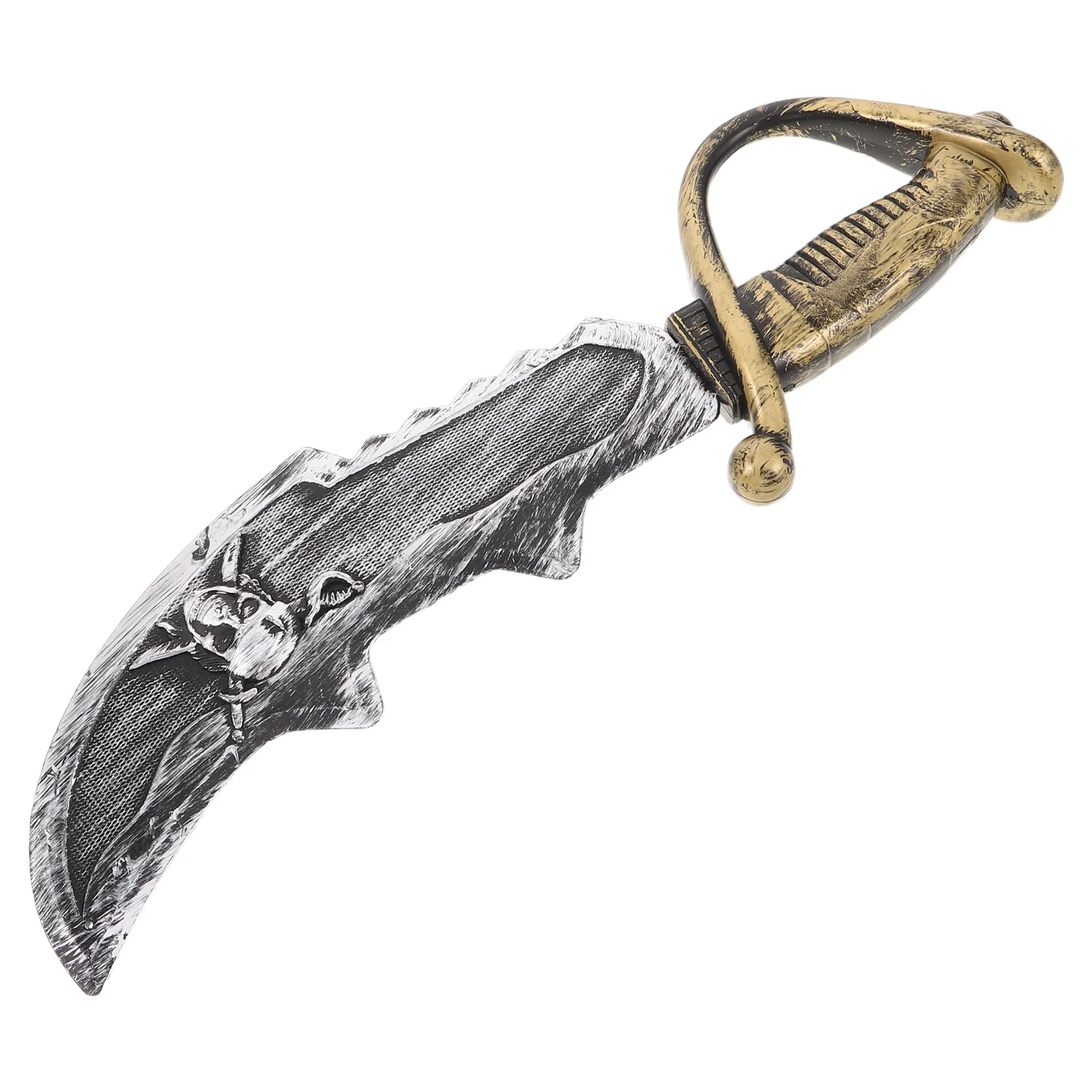 

Halloween Pirate Sword for Kids - Brightly Colored Plastic Dress-Up - Safe Blunt Edge Design for Pretend Play Costume