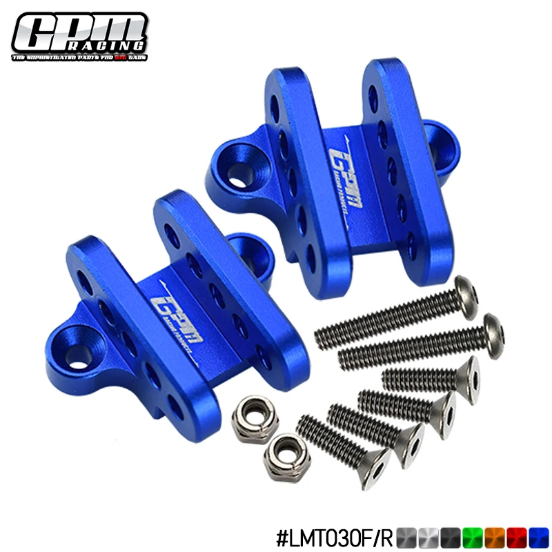 GPM LOSI 1/8 LMT LOS242031 para soporte de choque inferior delantero/trasero de aluminio