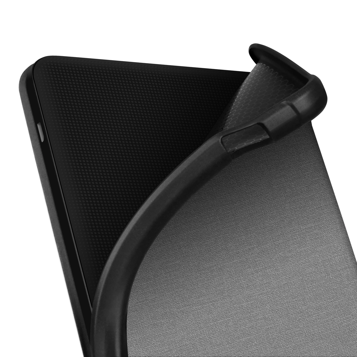 For New Kobo Libra Colour Soft Case with Hand Strap Fabric Smart Cover for Libra 2/H2O Magnetic Protective Slimshell