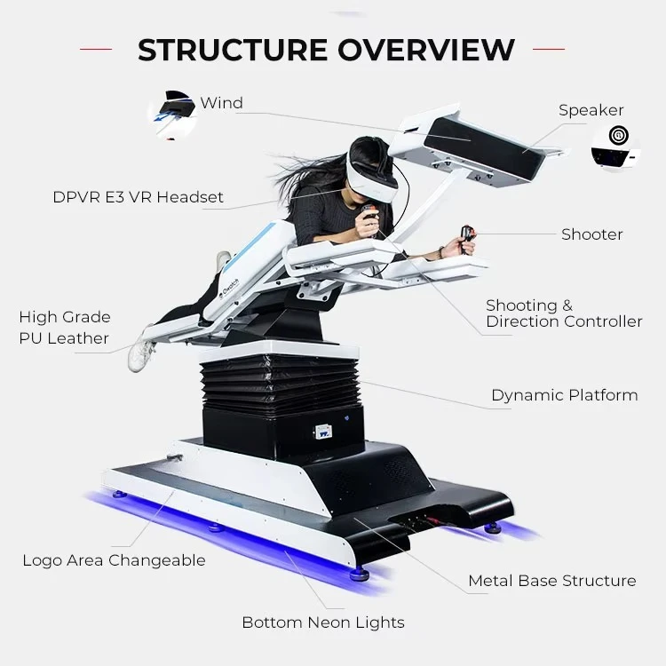 Power System Eagle Flight Ride Equipment Virtual Reality Flight emulator