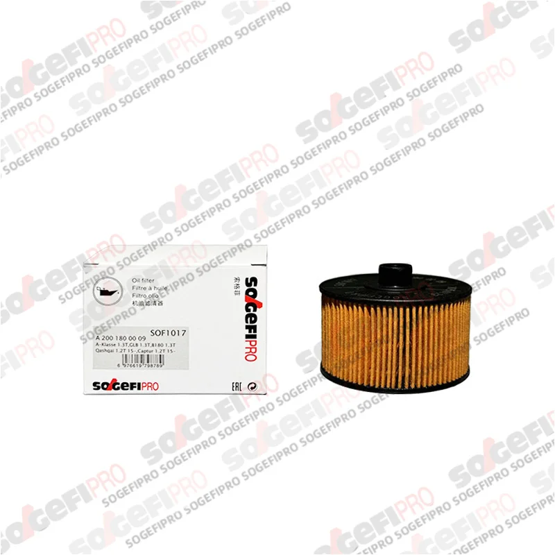 

For Mercedes-Benz A B-CLASS CLA GLA GLB CITAN For Mitsubishi ASX 1.3 COLT 1.0 For SMART FORFOUR FORTWO 0.9 SOGEFIPRO Oil Filter