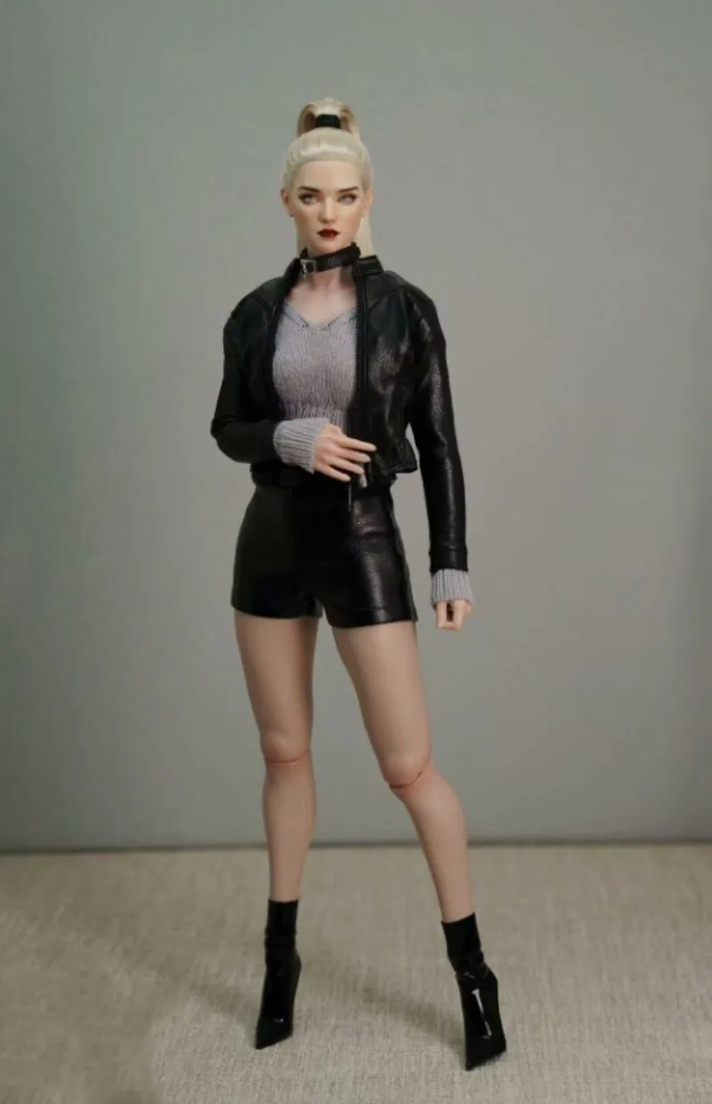 Модель женских солдатских сапог на высоком каблуке в масштабе 1/6 для 12-дюймовой мировой коробки AT202, AT203