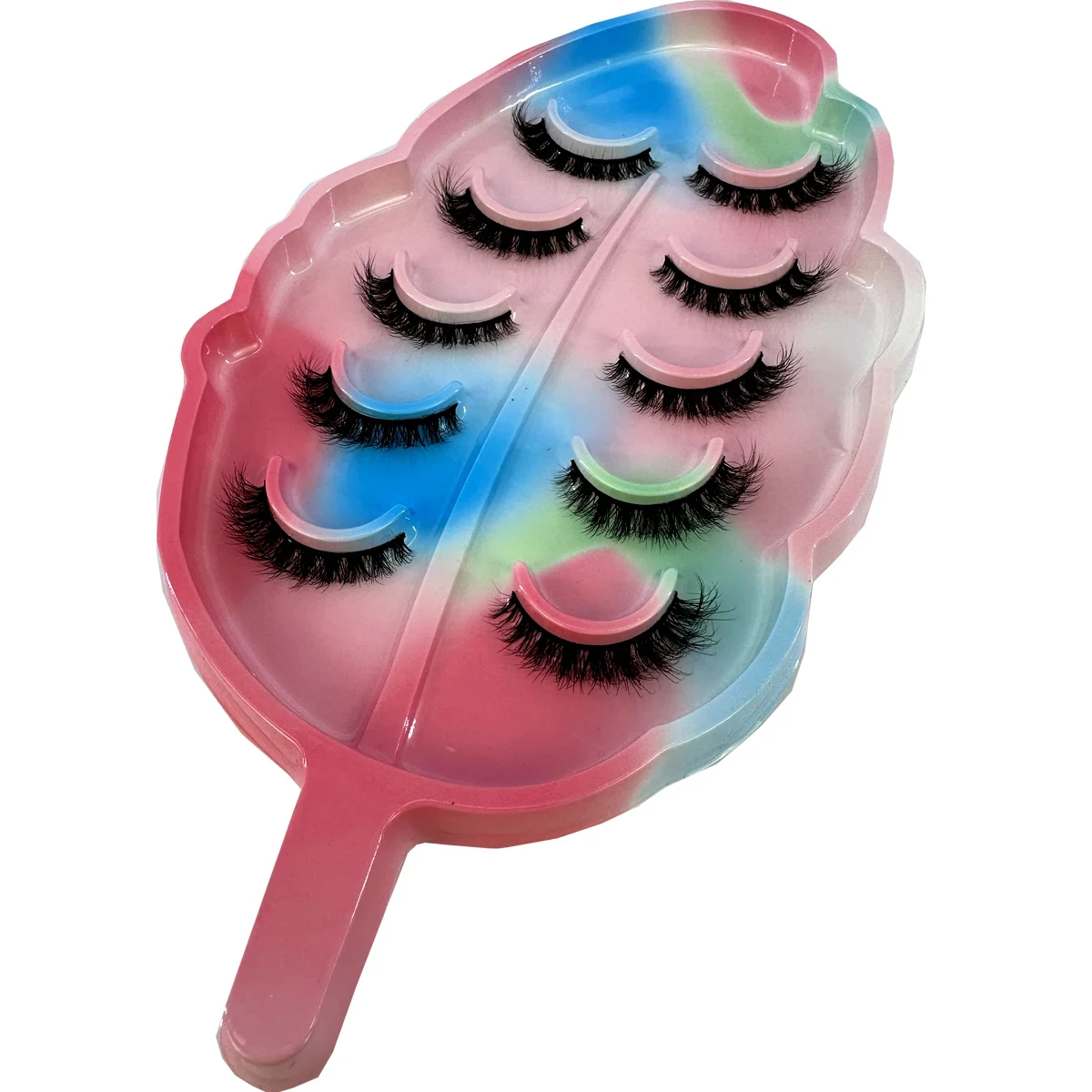 5pairs Mink Lashes Eyelashes Fluffy Natural Soft Cross False Eyelashes Eyelash Extension Volume 3D Mink Lashes Eyelashes Makeup