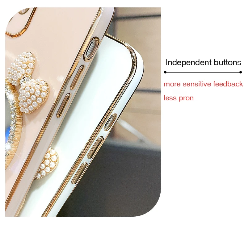 Make up Mirror Diamond Bling For Samsung Galaxy S23 S20 S22 S21 S10 S9 S8 Note 10 20 8 9 Plus Ultra S20 Fe Stand Cover