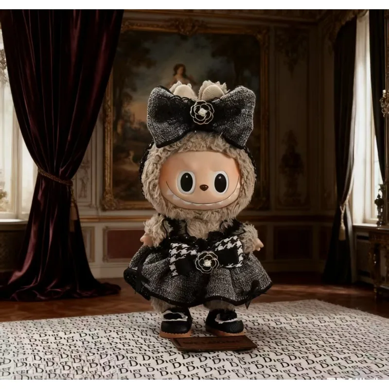 

Одежда Labubu, 17 см, детская одежда Labubu, слепая коробка, подвеска, плюшевая высококачественная игрушка, украшение, милый комплект, подарок на вечеринку