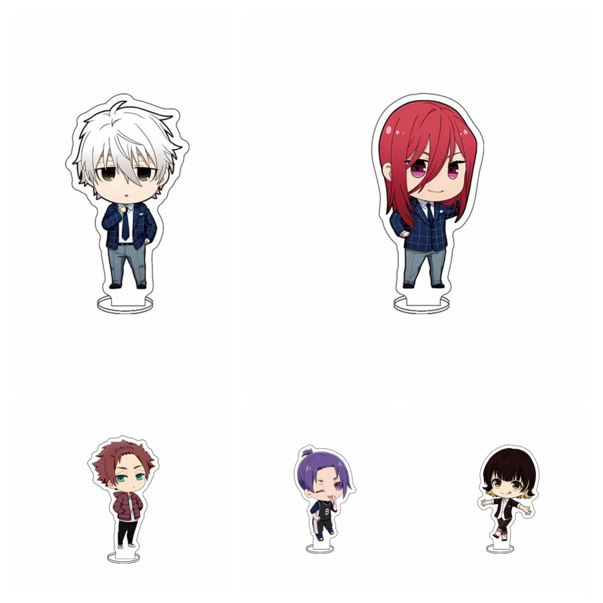 

10CM BLUE LOCK Acrylic Stand Ornaments Rumi Zoey Mira Decorations cosplay Accessories Christmas Gifts