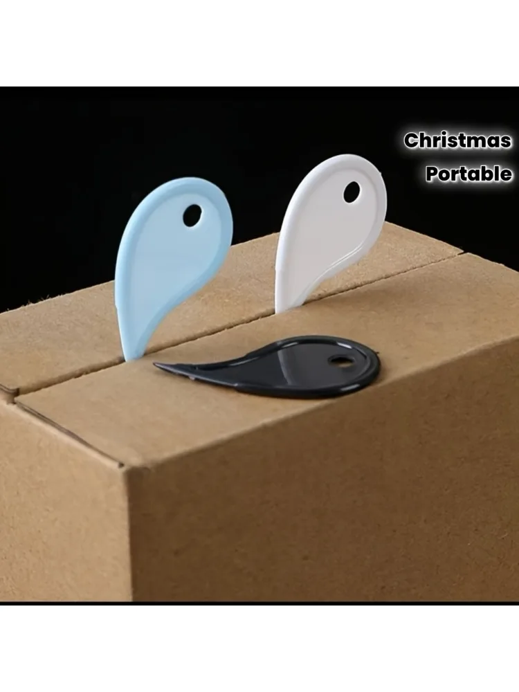 

12 Pcs Random Color Package Openers, Portable Plastic Box Cutters for Opening Parcels, Sealed Films & Wrapping Papers, Ideal Christmas Gift