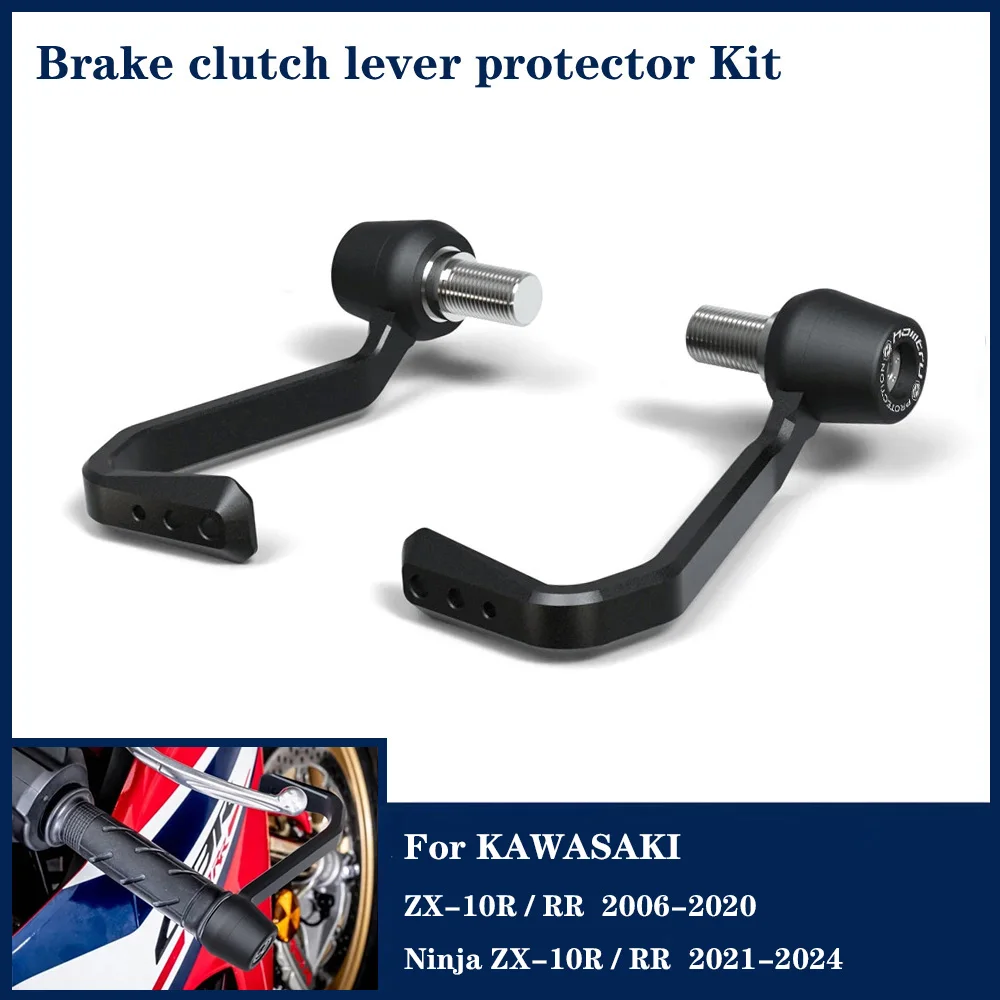 

For Kawasaki ZX-10R ZX-10RR 2006-2020 / Ninja ZX-10R ZX-10RR 2021 2022 2023 2024 Motorcycle Brake and Clutch Lever Protector Kit