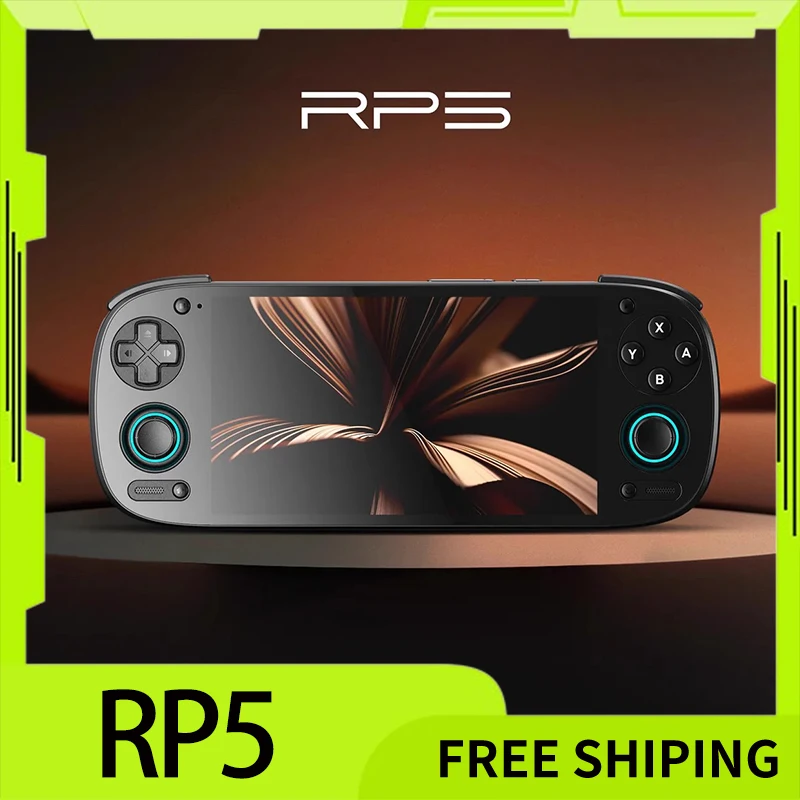 Retroid Pocket 5 Sd865 8+128g Rp5 5.5 Inch Oled Hd Screen Bluetooth 5.1 Android Pocket Handheld Gaming Console Custom For Gift