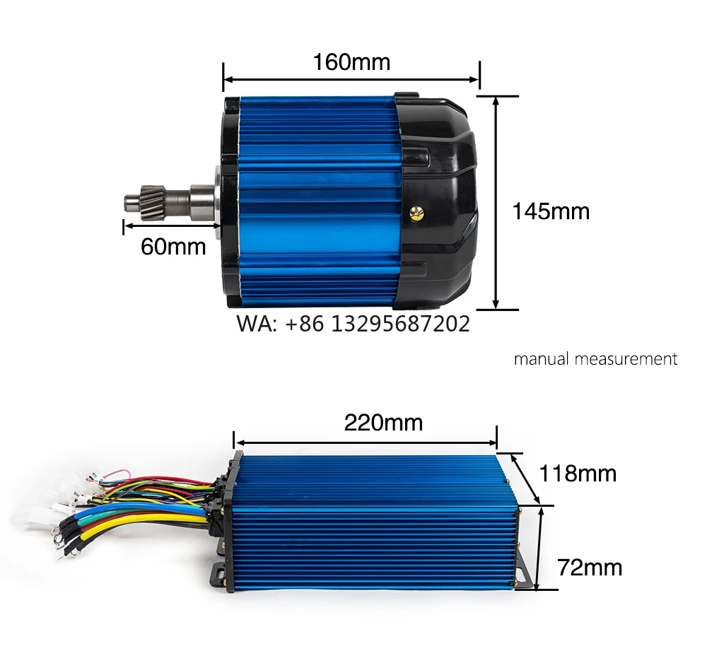 

Electric Tricycle DC Brushless Motor 48V/60V /72V 1000W 1200w 1500W Motor