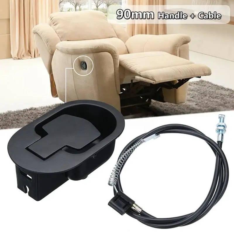 Universal Recliner aluminum alloy Replacement Parts Sofa Chair Couch Release Lever Pull Handle Replacement Recliner Pull Cable