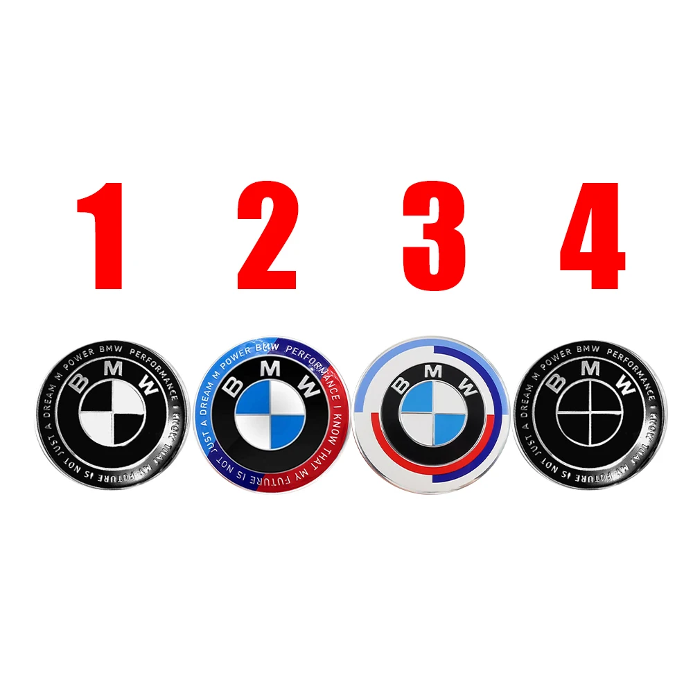 For BMW E46 E90 E49 F30 F80 E36 E46 E93 E92 F34 F31 M3 M5 M6 G30 X4 X5 X6 X7 Performance Car Remote Key Fob Badge button Sticker