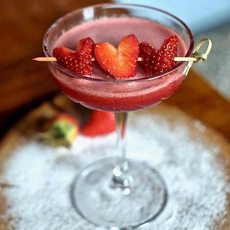 600 Knotted Bamboo Skewers Cocktail Sticks Party Tableware Cocktail Toothpicks