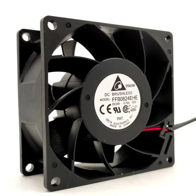 

Delta FFB0824EHE 8038 24V 0.75A 8CM three-wire double-ball high-volume inverter fan