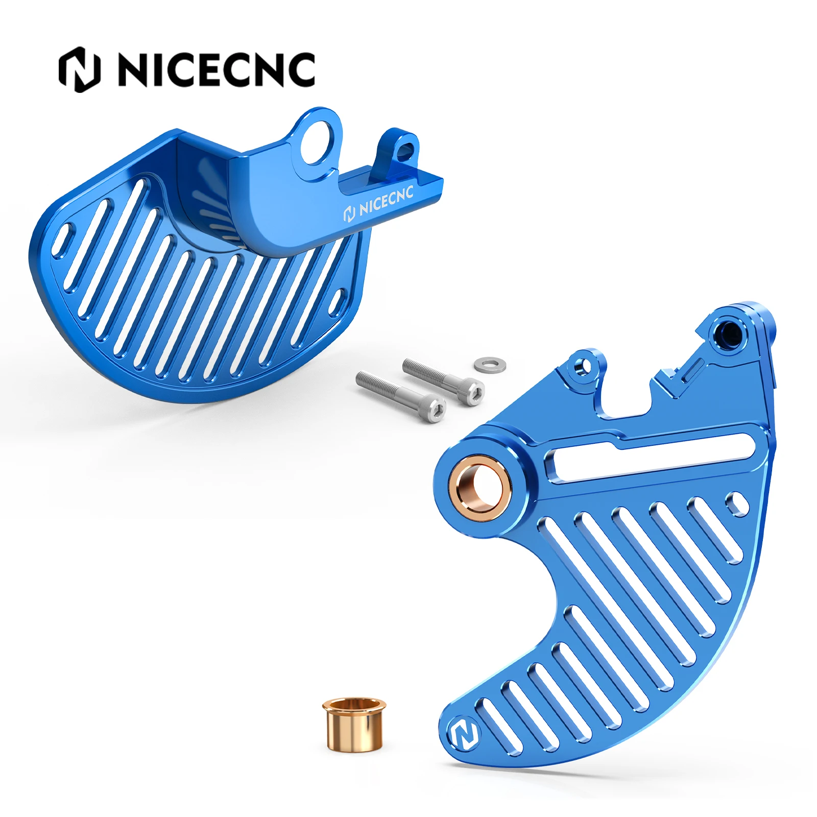 NICECNC Voor 2025 2024 KTM EXC 300 6D TPI XCW XCFW EXCF 500 450 350 300 250 200 150 125 SX XC SXF Voor- en Achterrem Schijfbescherming K