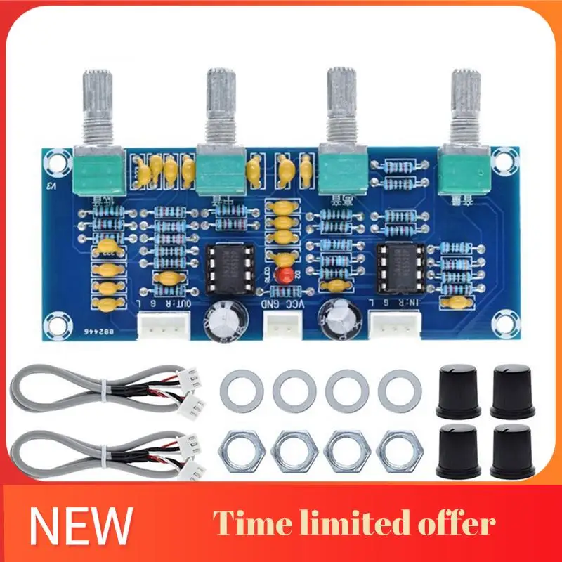 A42T-XH-A901 Tone Board Preamp With Treble, Bass, Volume Adjustment Pre-Amplifier Tone Controller For Amplifier Boards