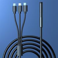 Reliable- Wireless Endoscope, Wi-Fi Industrial Borescope with 6 LED Lights, 3 in 1 USB Camera,Waterproof IP67 Inspection Camera