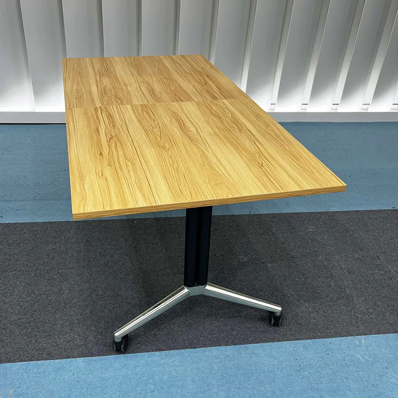 Tavolo da allenamento a scomparsa tavolo da conferenza pieghevole scrivania da bar lunga con puleggia può essere giuntata e pieghevole mobile combinato