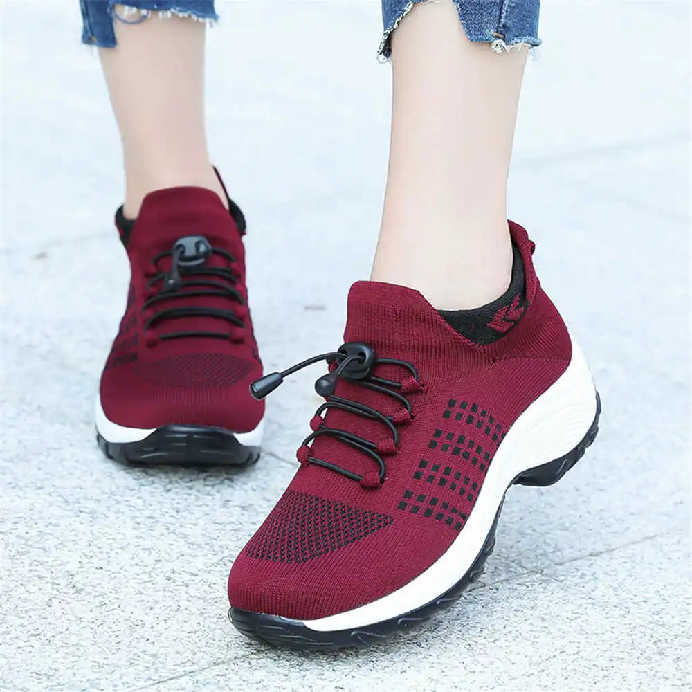 39-45 38-44 Long Black Boots Sneakers Woman Colors Shoes Women's High Sneakers Sport Trend Cute Advanced Out Gifts
