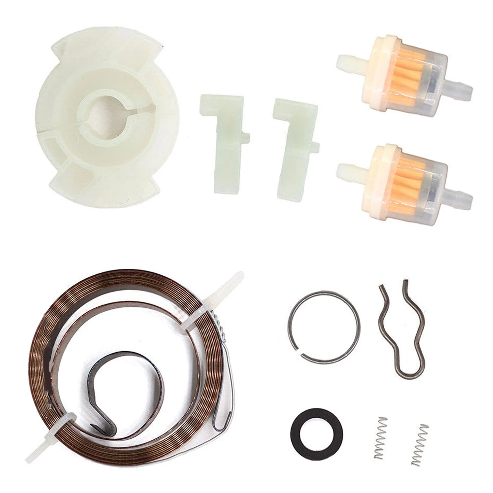 Imagem -03 - Recoil Starter Repair Kit para Cortador de Grama Aparador de Grama Jardim Power Tool Peças com Filtro de Combustível 593959 450e 575e 125cc Motor