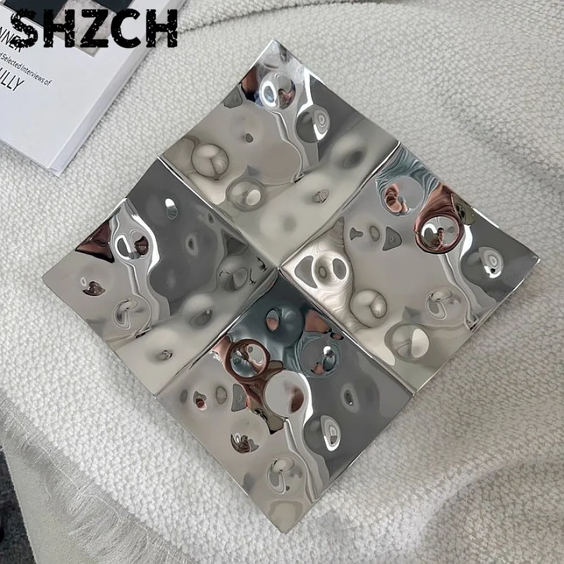 European Storage Tray Multi Grid Snack Dish Nuts Candy Creative Minimalist Dry Food Plate Organizer