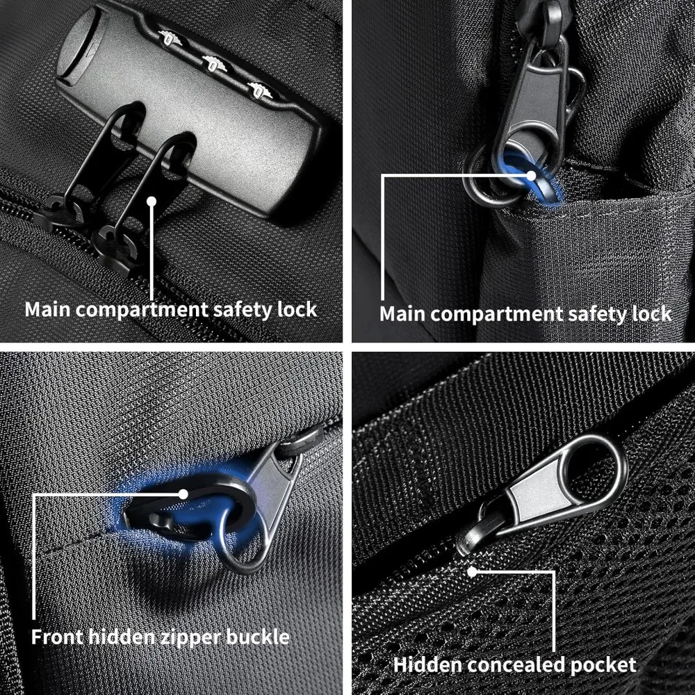 

35 Liter Anti Theft with USB Charging Port Laptop Backpack