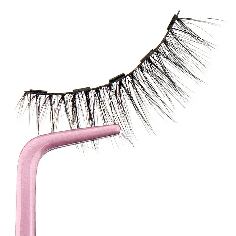 1 /3Pcs Eyelash Comb Tweezers  Anti-Static Non-Magnetic Stainless Steel Professional Volume 3D Lashes Extension Tweezers Tools