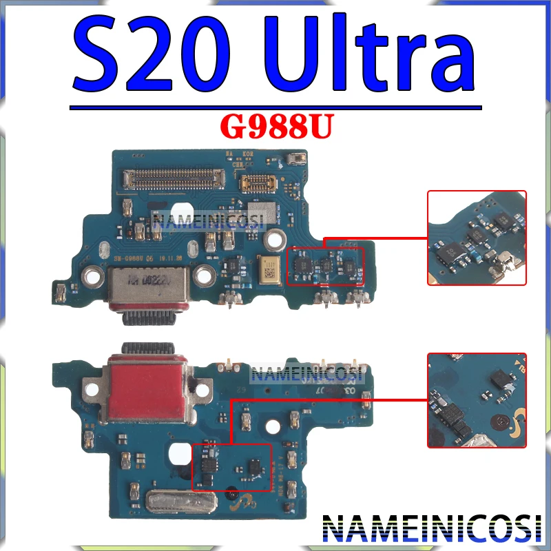 Usb Dock Charger Port for Samsung Galaxy G977 G981 G986  G988 G970 S10 Lite S20 Fe Plus Ultra G780 B N U V Charging Board Module