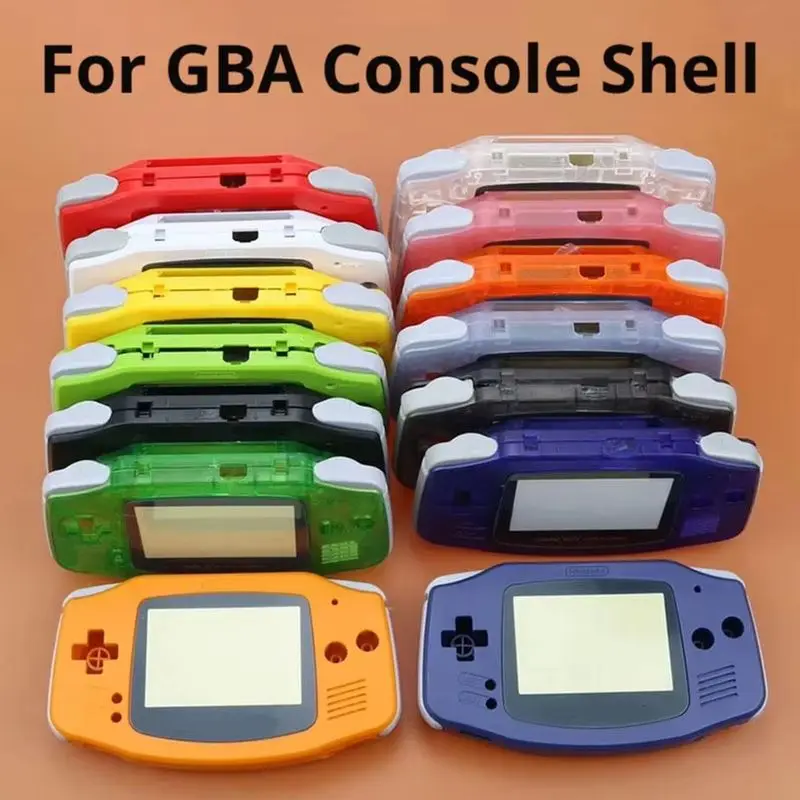 For Game Boy Advance GBA Replacement Shell Housing Case Full Set with Buttons Screws Retro Gaming Repair Parts
