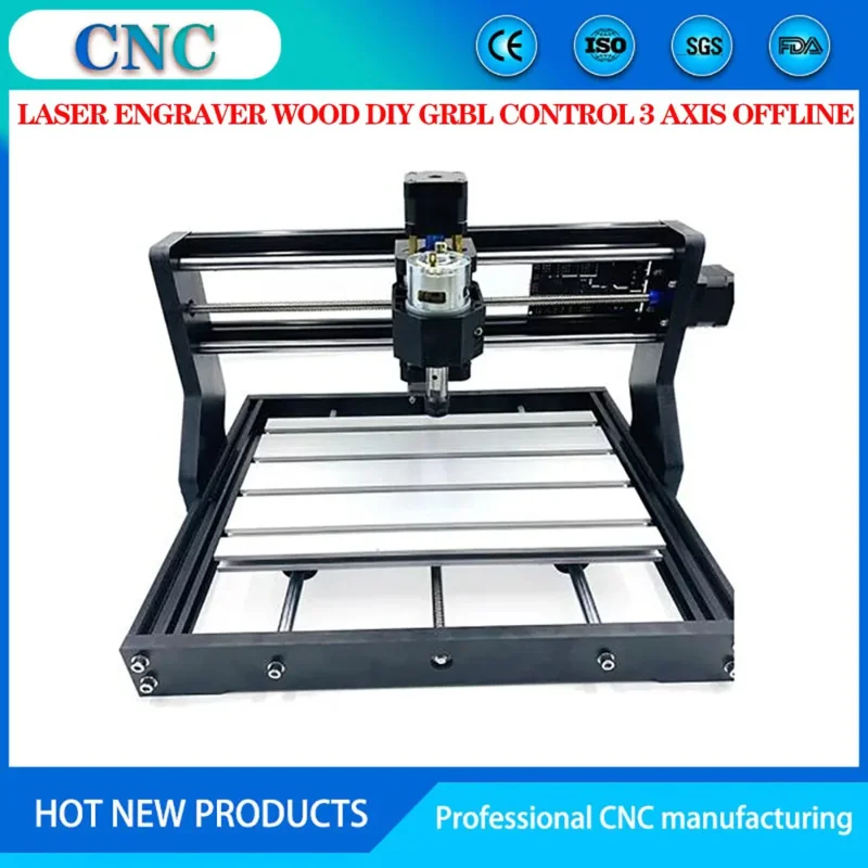 CNC 3018 Pro Laser Engraver DIY GRBL Control 3 Axis With Offline ,Pcb Milling Machine,Wood Router,Craved On Metal