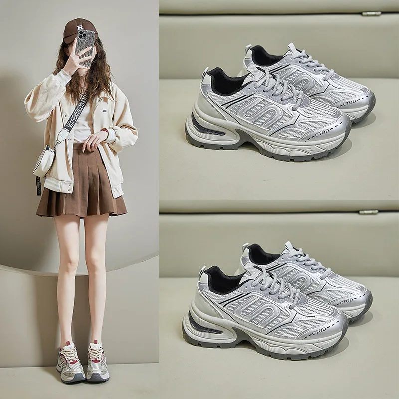 New Spring & Summer Women Running Shoes Fashion Breathable Female Girls Sneakers Sports Casual Size 35-40