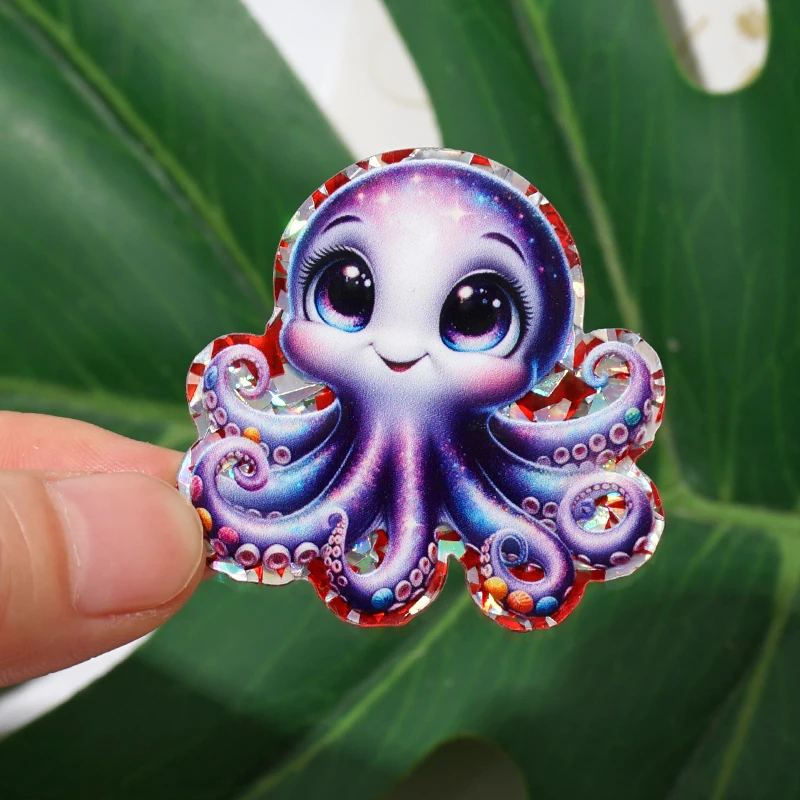 Custom Glitter Acrylic Charms 4