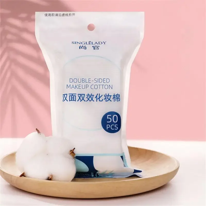 Double-Sided Thick Cotton Pads Towel Three-Layer Disposable Makeup Remover Soft Touch Cotton Cosmetic Accessories Tools