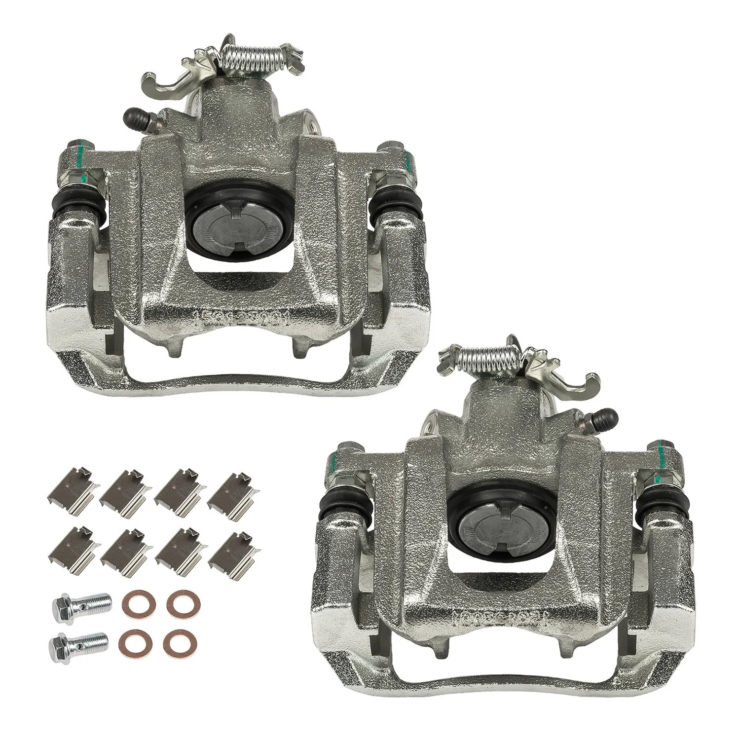 Maxfavor Rear 2pcs Disc Brake Caliper Assembly Replaces for 18B5080&185080, Compatible with 2012 Ram C/V, for 2008-2012 Dodge Grand Caravan, for 2008-2012 Chrysler Town & Country, for 2009-2012 Volkswagen Routan