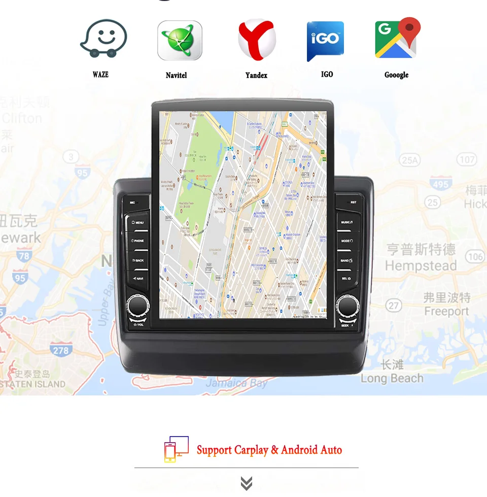9.7’’ Car Autoradio For lsuzu D-MAX 2019 - 2023 GPS Navigation Car intelligent systems Carplay Android Auto Video Music Player