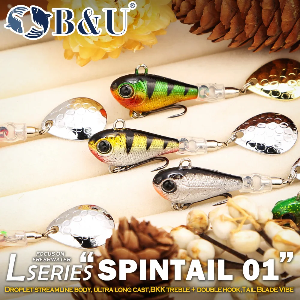 Image of B&U 6/10/14g Schwanzspinner Angelköder Süßwasser-Hartköder Metall-Löffelblatt für Barsch Hecht Zander Angeln