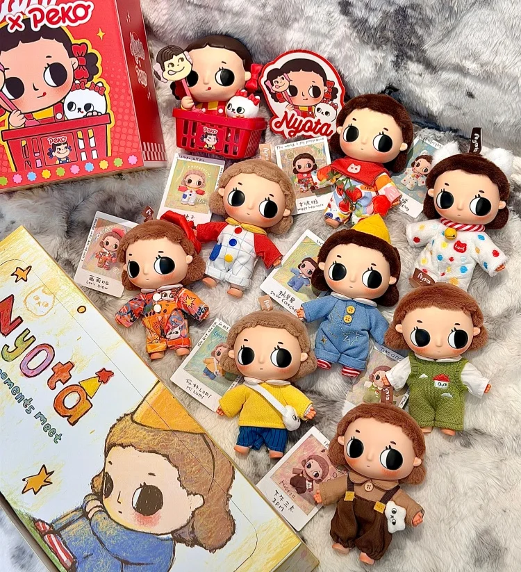Authentische POPMART Nyota Little Moments Serie Blind Box Vinyl-Plüschpuppe Ita-Taschenanhänger Schlüsselanhänger Niedliches Spielzeug Schreibtischdeko Mädchengeschenk – Detail 2