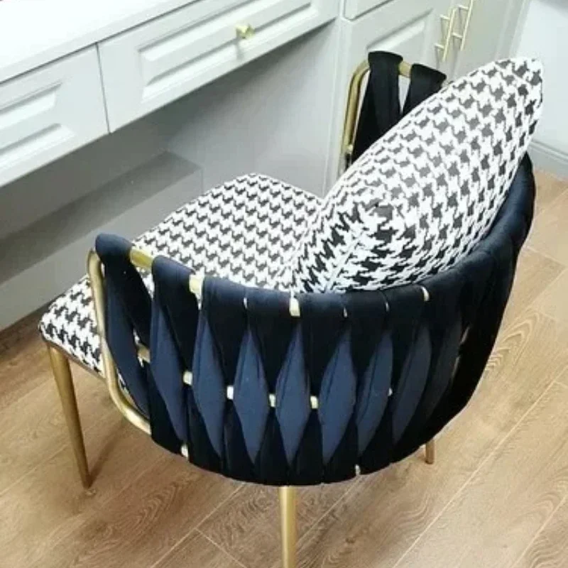 Sillones de dormitorio, silla de diseño, comedor, muebles modernos para boda, balcón, paraguas para el hogar, sofá individual de cocina rosa de lujo, color blanco