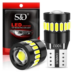 2pcs T10 W5W LED CANBUS No Error 12V Car Side Interior Lights 168 194 3030 SMD BMW Audi Super Bright Car Interior Lights
